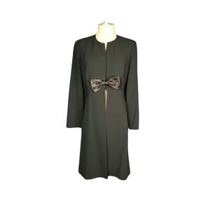 Lulu Bravo Vintage Women's Evening Black Evening Coat Size 6